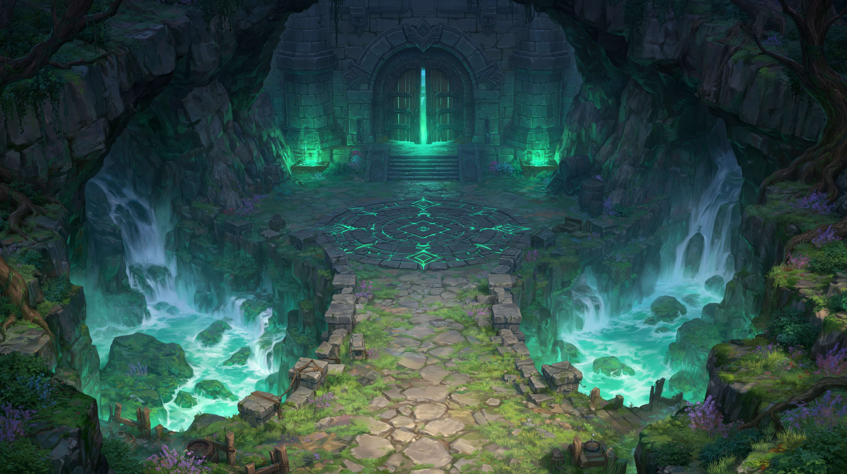 The dungeon gate